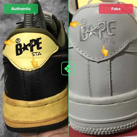 fake bape shoes for sale|bape tag legit check.